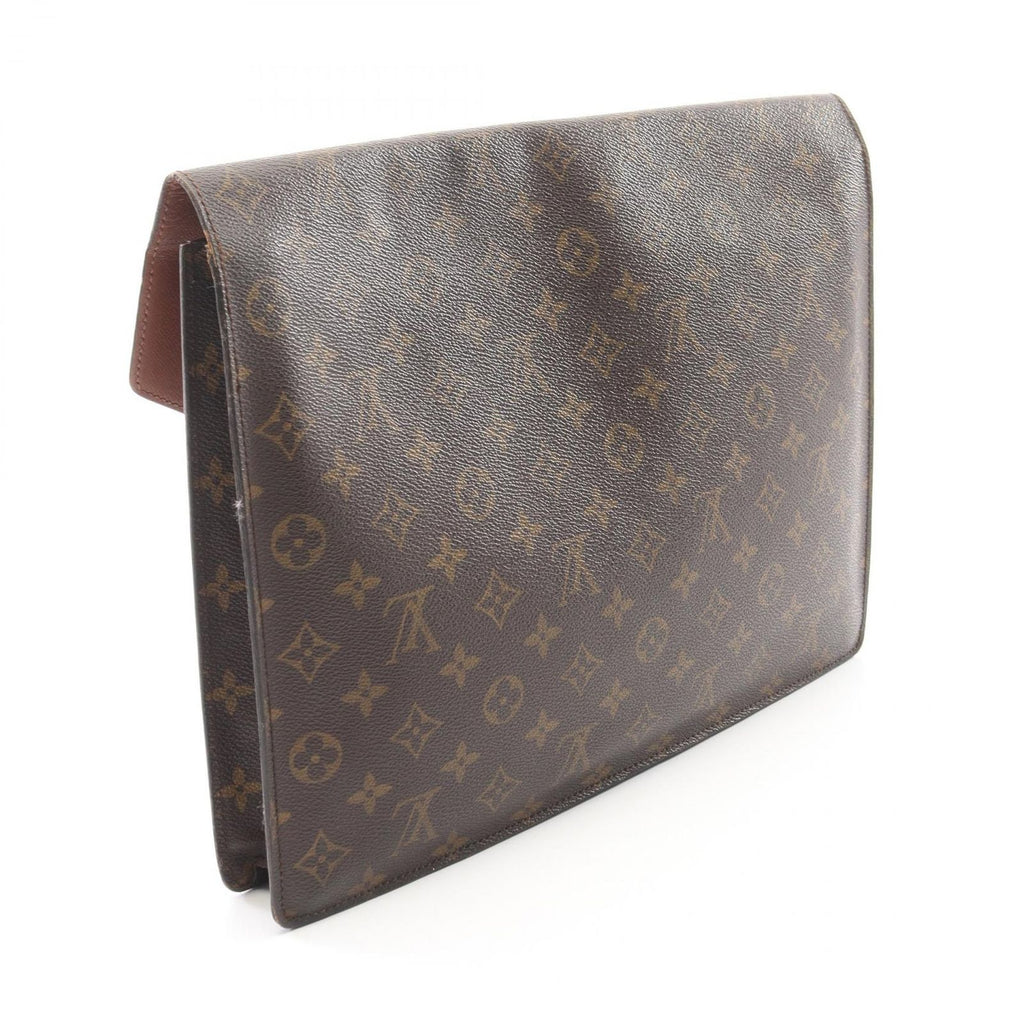 Louis Vuitton Clutch Porte Documents Senator Monogram Canvas Leather — view 2