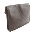 Louis Vuitton Clutch Porte Documents Senator Monogram Canvas Leather — view 2
