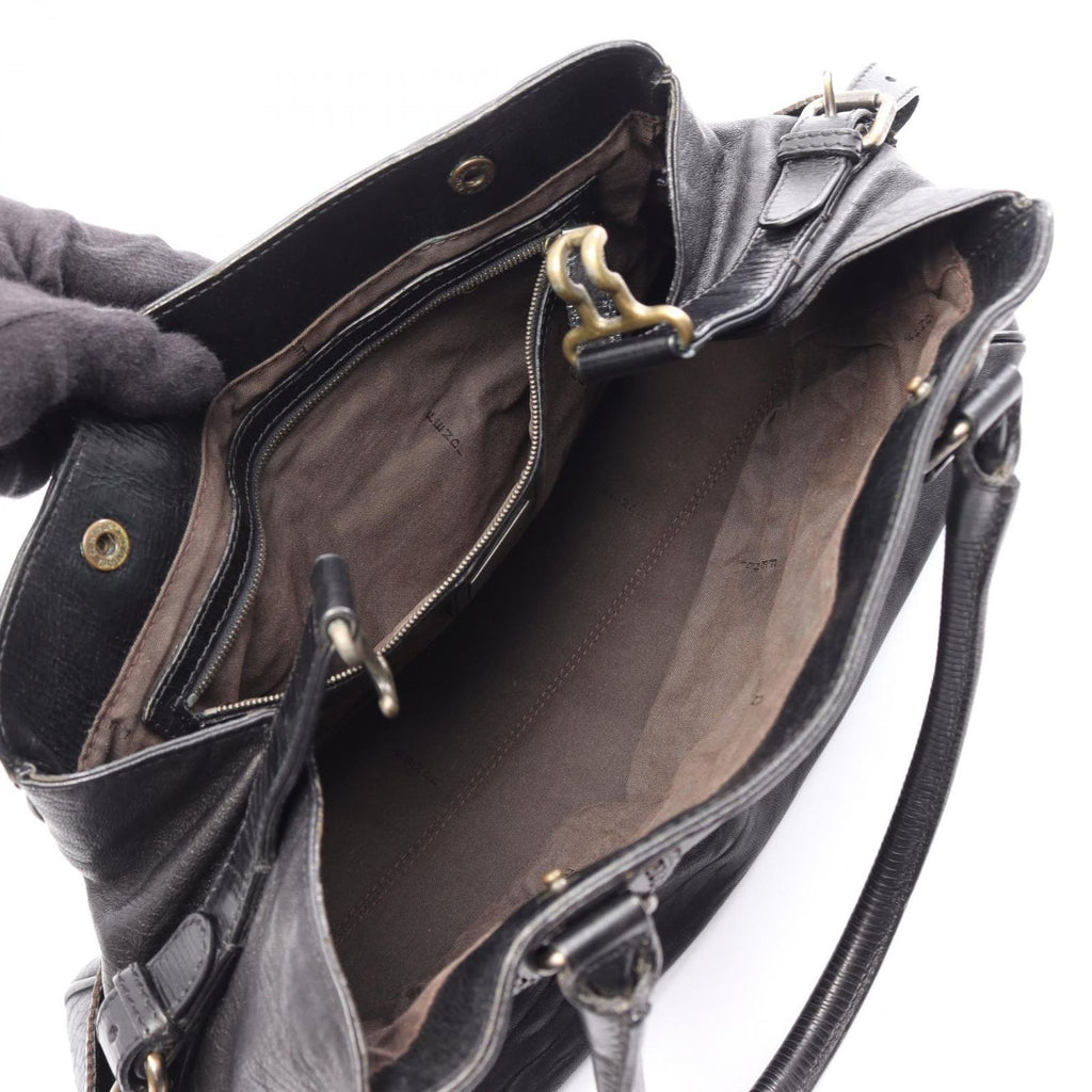 Fendi Handbag Etonico Black Leather — view 3