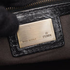 Fendi Handbag Etonico Black Leather — view 4