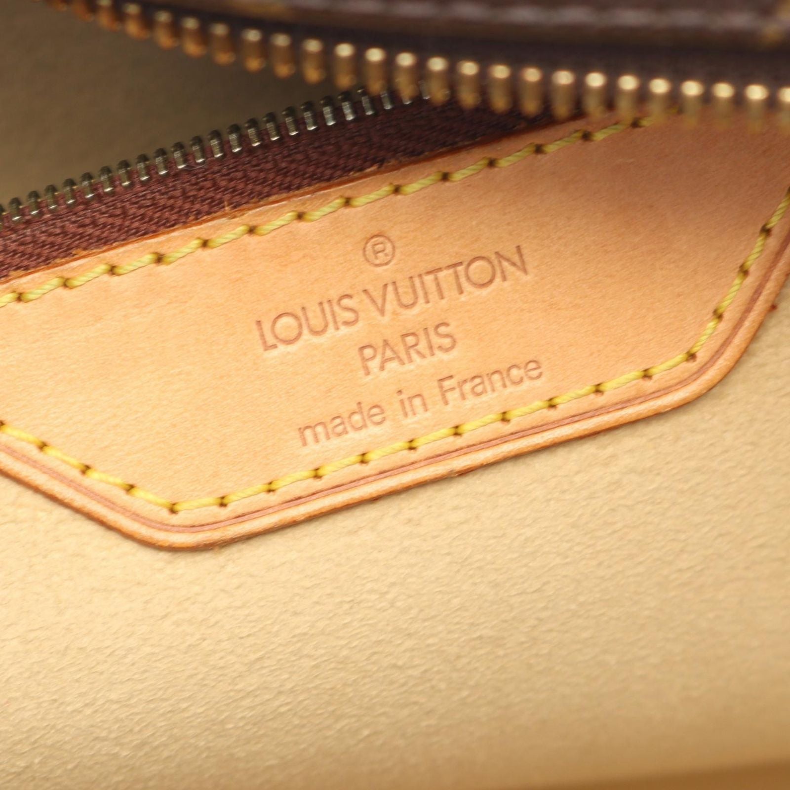 Louis Vuitton Shoulder Bag GM Canvas Leather GM — view 4