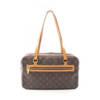 Louis Vuitton Shoulder Bag GM Canvas Leather GM