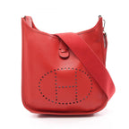 Hermes Shoulder Bag Evelyne 2 PM Rouge Casac Leather