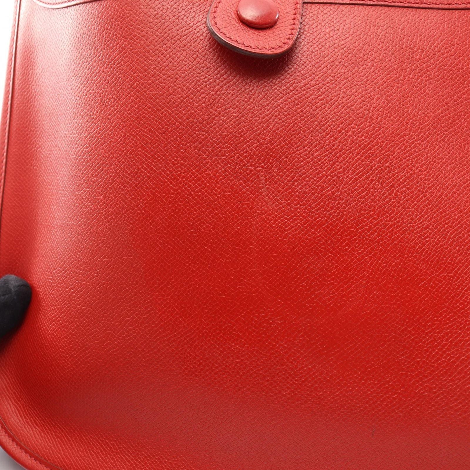 Hermes Shoulder Bag Evelyne 2 PM Rouge Casac Leather — view 7