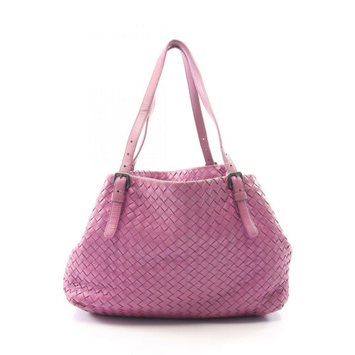 Bottega Veneta Tote Intrecciato Purple Leather