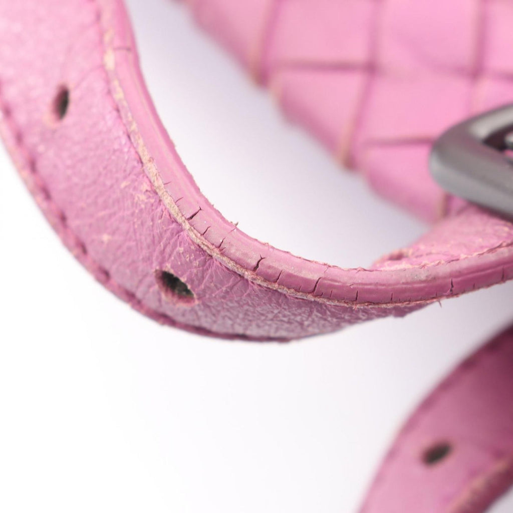 Bottega Veneta Tote Intrecciato Purple Leather — view 7