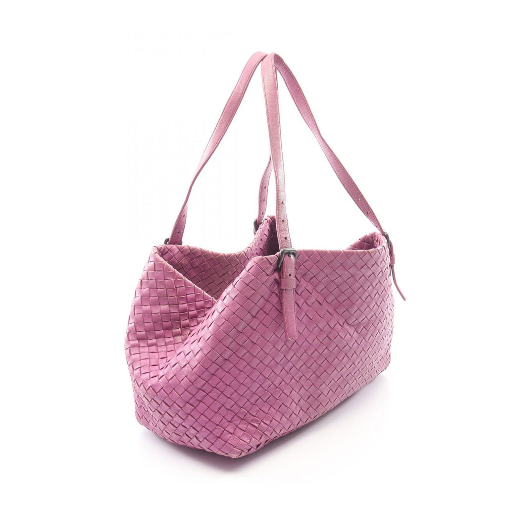 Bottega Veneta Tote Intrecciato Purple Leather — view 2