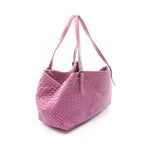Bottega Veneta Tote Intrecciato Purple Leather — view 2