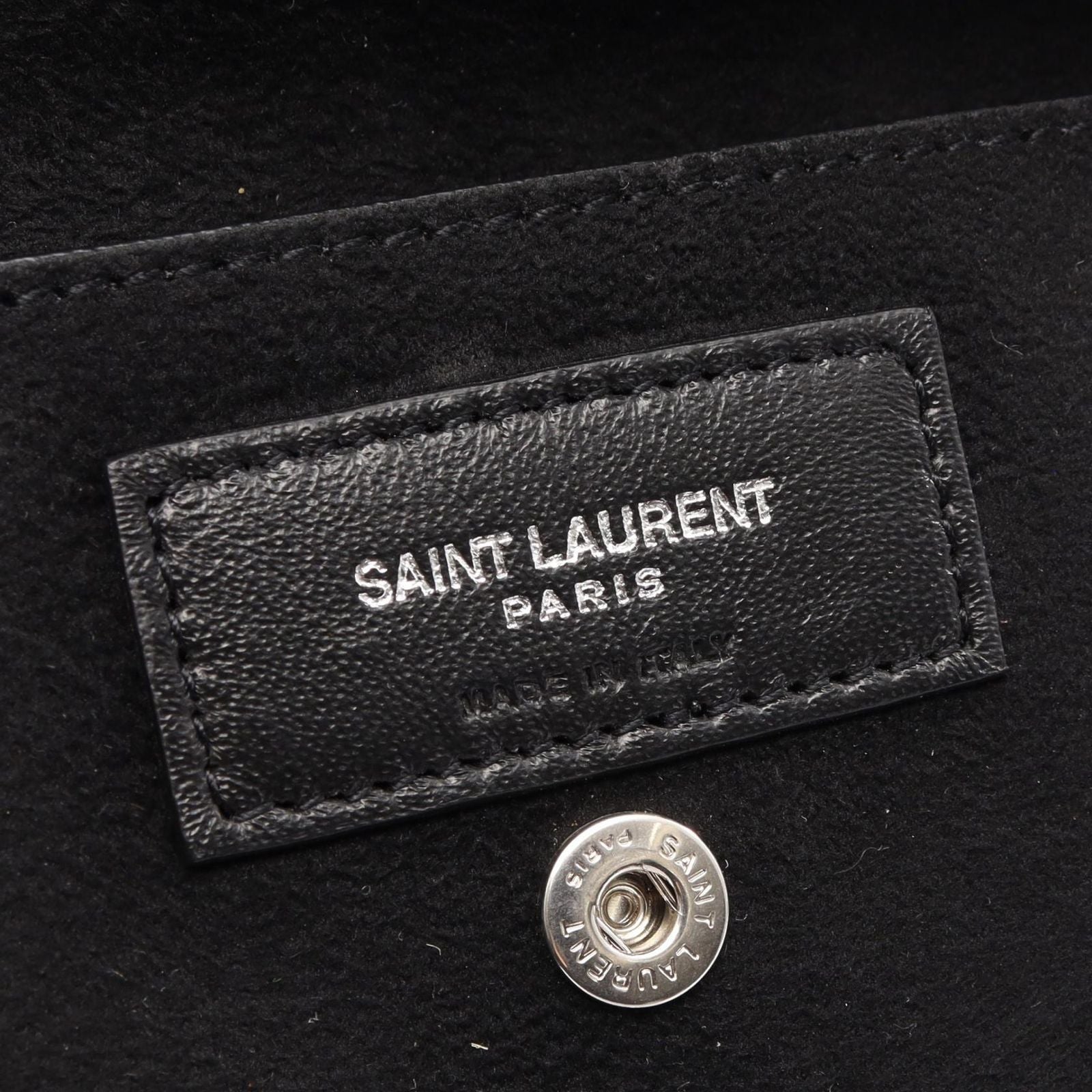 Saint Laurent Paris Shoulder Bag Teddy Drawstring Beige Leather — view 4