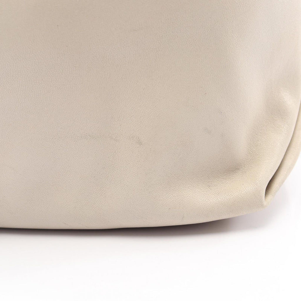 Saint Laurent Paris Shoulder Bag Teddy Drawstring Beige Leather — view 5