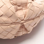 Bottega Veneta Shoulder Bag Intrecciato Light Pink Leather — view 5