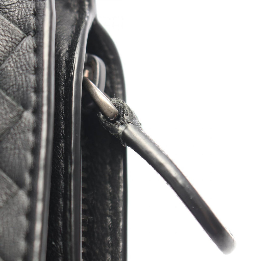Bottega Veneta Bifold Wallet Intrecciato Black Leather — view 8