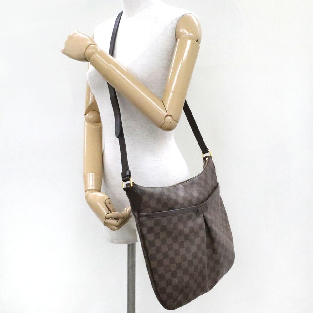 Louis Vuitton Damier Blue Msbeli GM Crossbody Shoulder Bag Ebene — view 3
