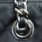 Prada Quilted Chain Tote Black — view 6