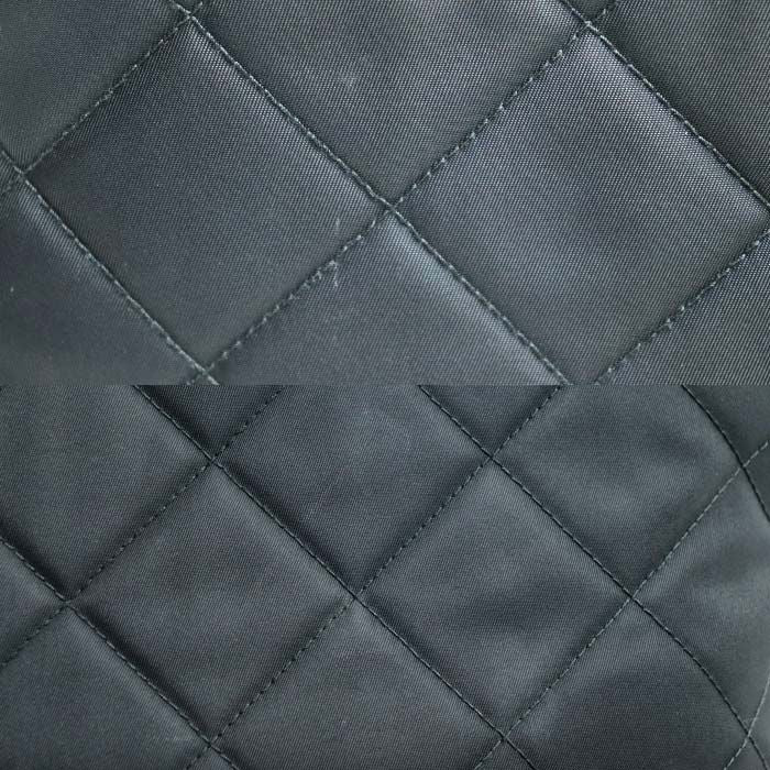 Prada Quilted Chain Tote Black — view 9