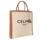 Celine Vertical Kabbalah Canvas Tote Bag