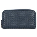 Bottega Veneta Intrecciato Leather Round Zip Wallet