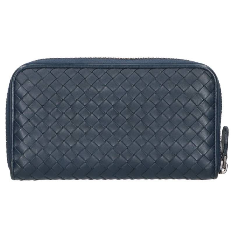 Bottega Veneta Intrecciato Leather Round Zip Wallet — view 2