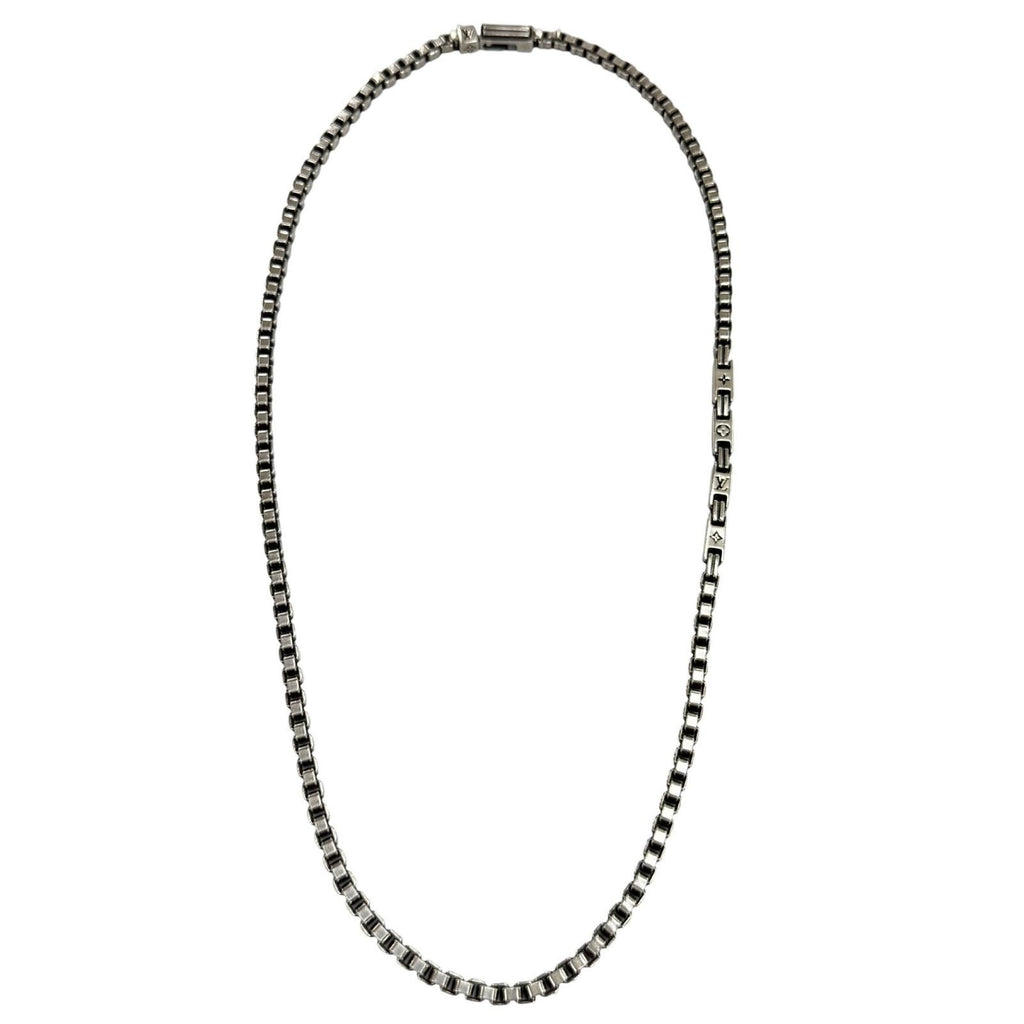 Louis Vuitton Necklace LV Terra Chain Silver