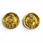 Chanel Vintage Faux Pearl CC Logo Earrings Gold Ivory — view 3
