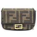 Fendi Nano Bucket FF Logo Zucca Pattern 2-Way Pouch