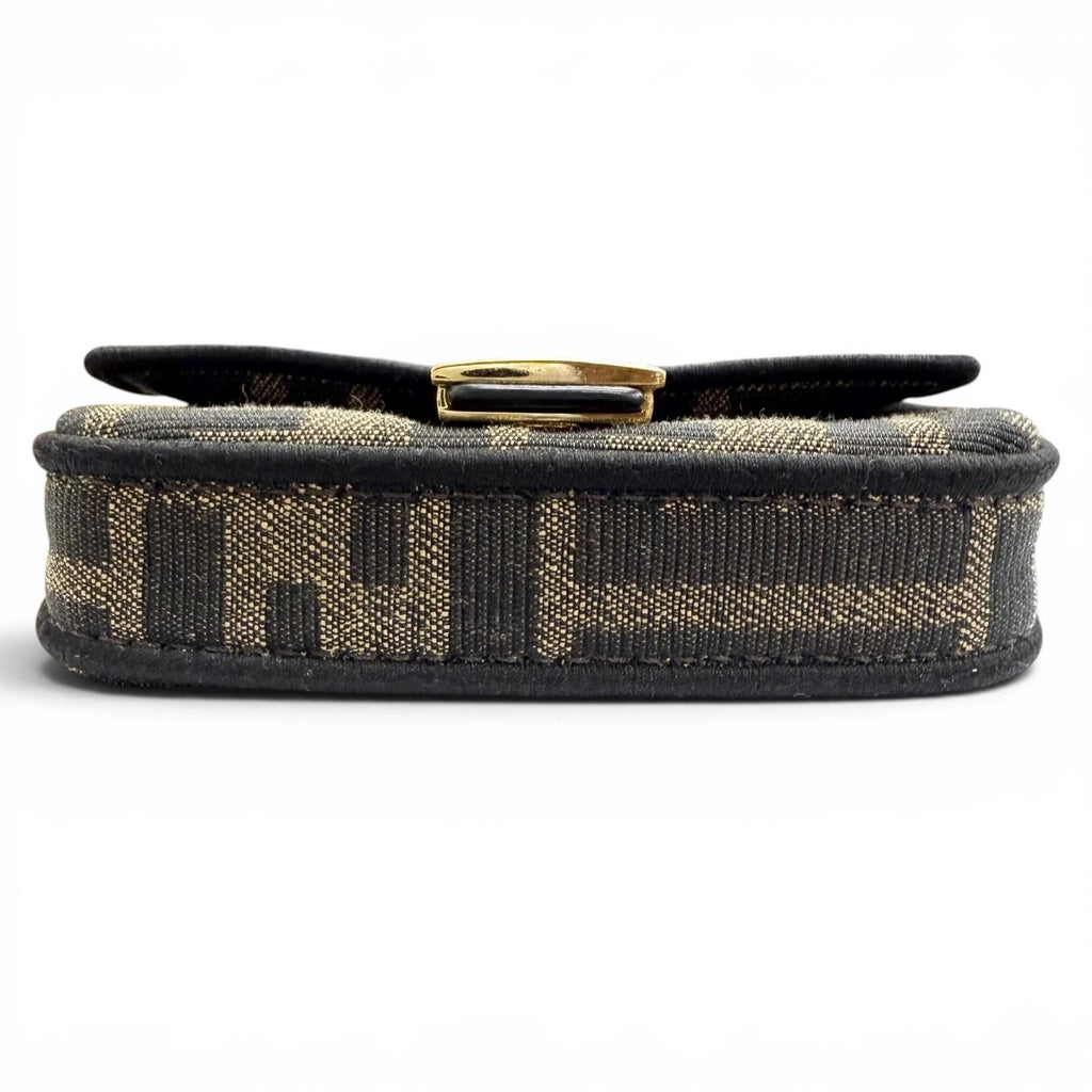 Fendi Nano Bucket FF Logo Zucca Pattern 2-Way Pouch — view 7