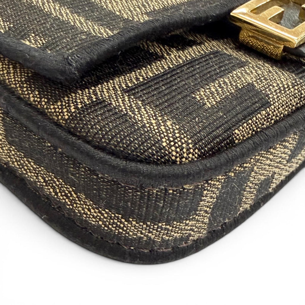 Fendi Nano Bucket FF Logo Zucca Pattern 2-Way Pouch — view 8
