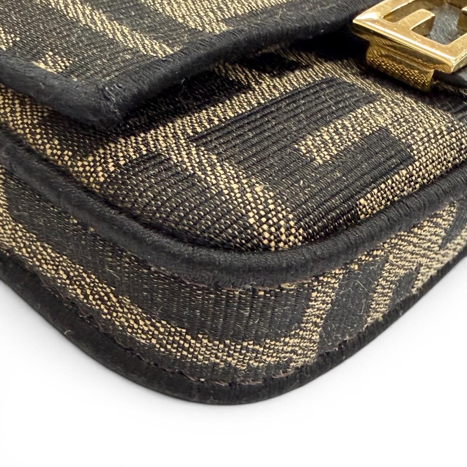 Fendi Nano Bucket FF Logo Zucca Pattern 2-Way Pouch — view 8