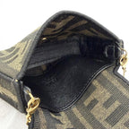 Fendi Nano Bucket FF Logo Zucca Pattern 2-Way Pouch — view 9