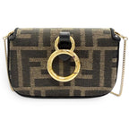Fendi Nano Bucket FF Logo Zucca Pattern 2-Way Pouch — view 4