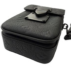 Louis Vuitton S Lock Vertical Wearable Wallet Leather Taurillon Monogram Black — view 6