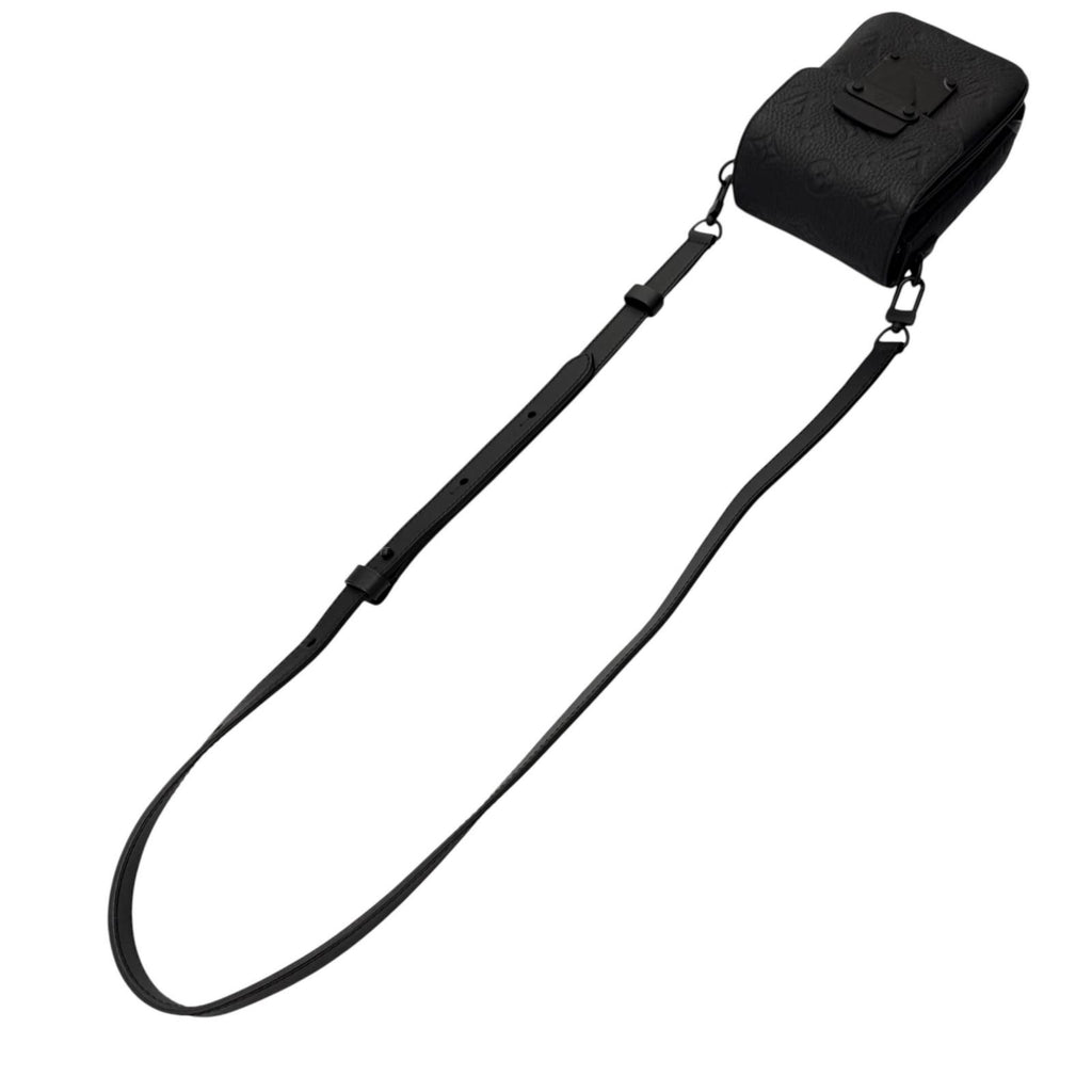 Louis Vuitton S Lock Vertical Wearable Wallet Leather Taurillon Monogram Black — view 5
