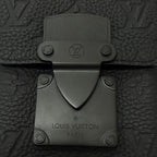 Louis Vuitton S Lock Vertical Wearable Wallet Leather Taurillon Monogram Black — view 9