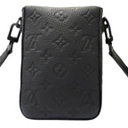 Louis Vuitton S Lock Vertical Wearable Wallet Leather Taurillon Monogram Black — view 4