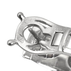 Chanel Three Symbols Diamond Earrings 18k WG White Gold 750 Pierced — view 5