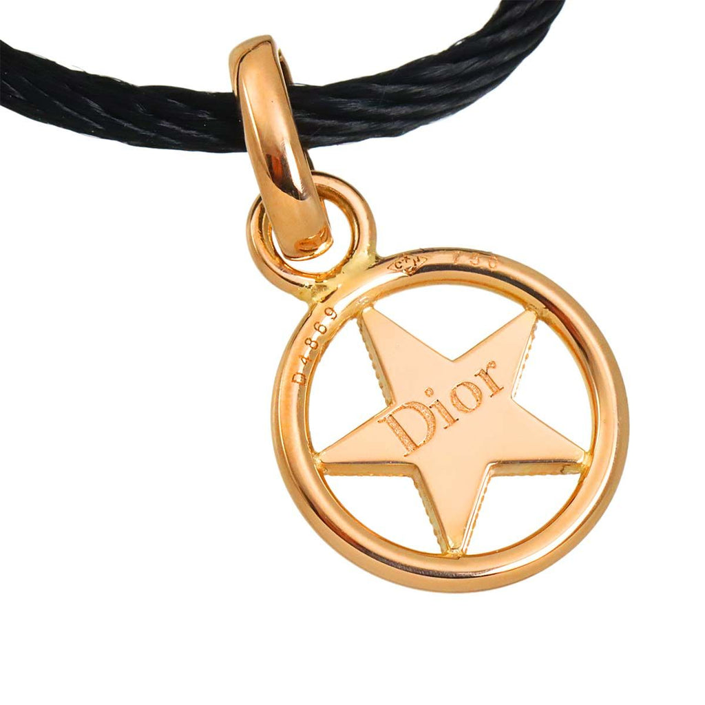 Dior Star Motif Diamond Necklace 40 18k PG Pink Gold — view 4