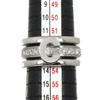 Celine Ring Diamond Ruby Pt Platinum Logo — view 7