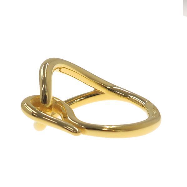 Hermes Scarf Ring Gold — view 2