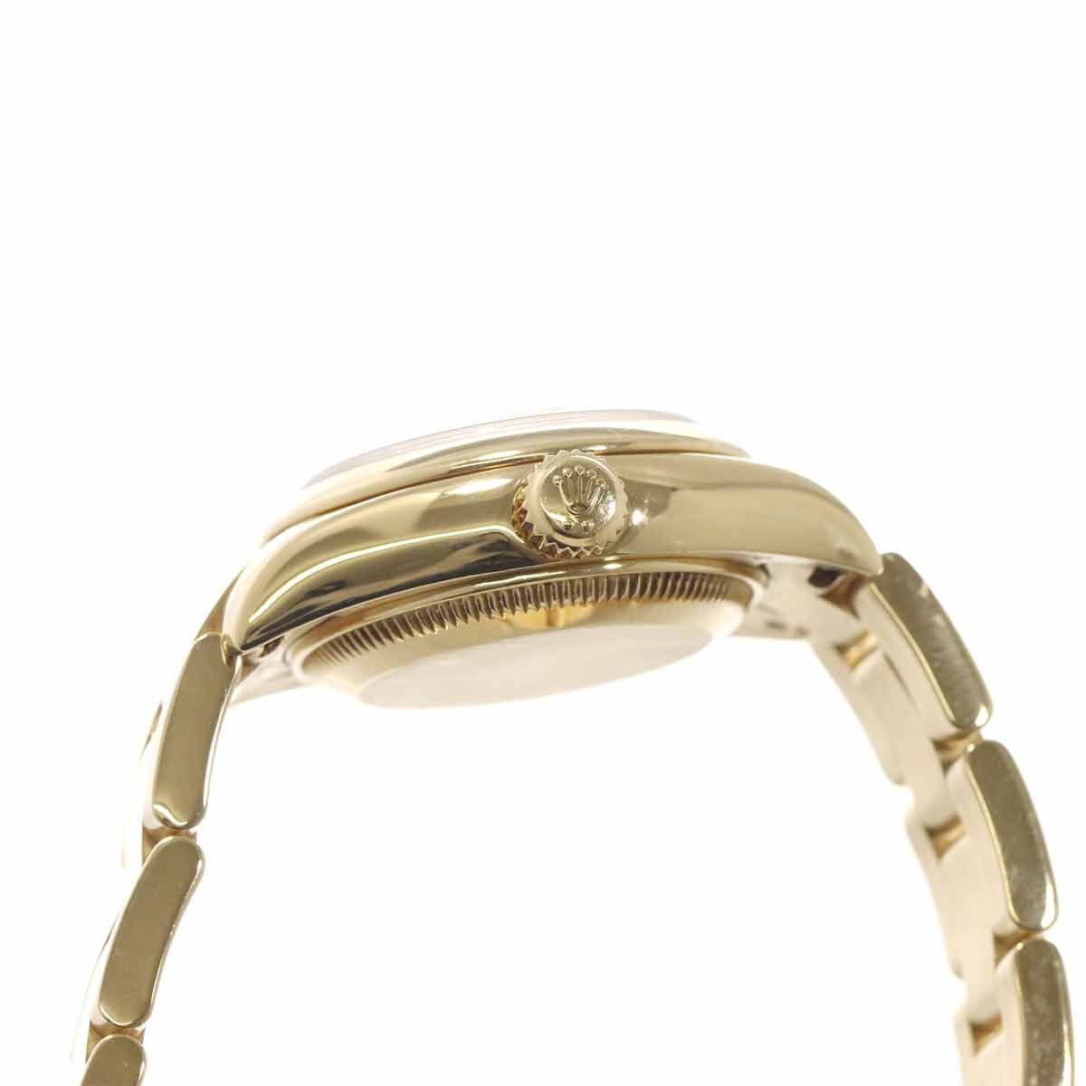 Rolex Datejust Number Watch Champagne Gold 18k Yellow Automatic Winding — view 5