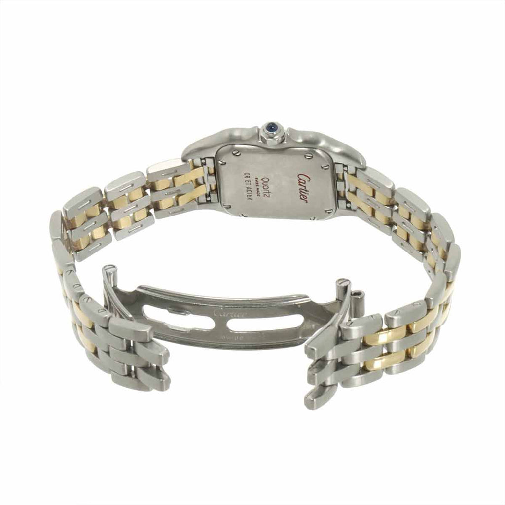 Cartier Panthere SM 2 Row Combination Watch Ivory YG Yellow Gold Quartz — view 4