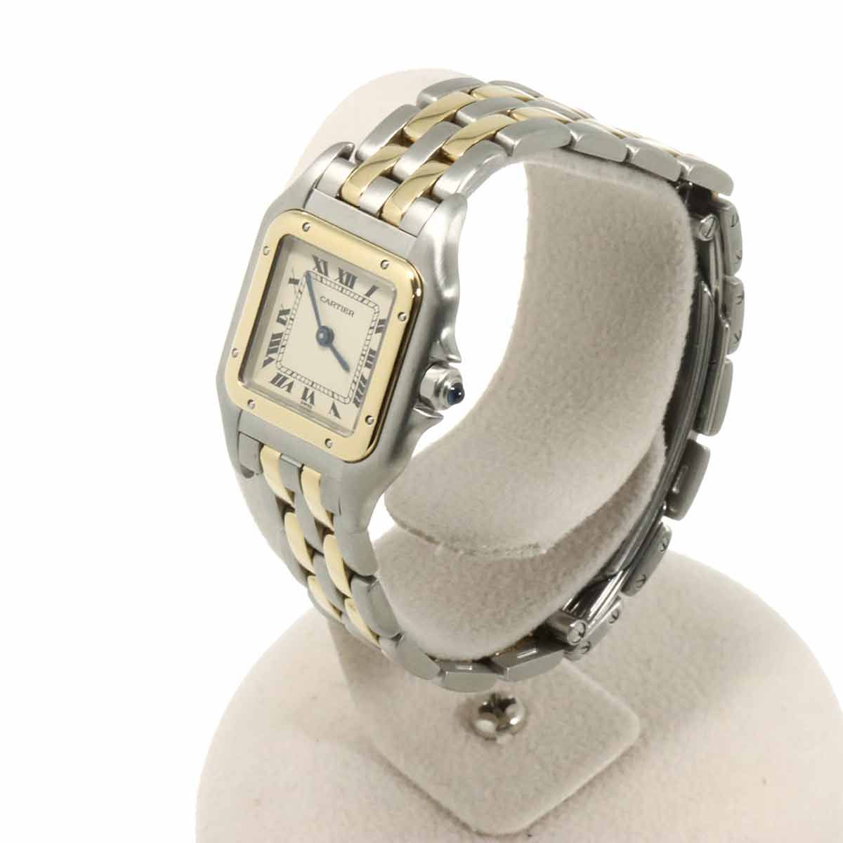 Cartier Panthere SM 2 Row Combination Watch Ivory YG Yellow Gold Quartz — view 2