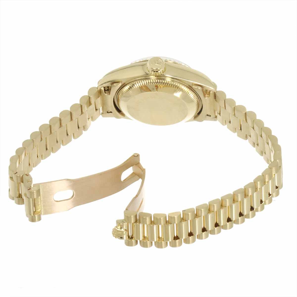 Rolex Datejust No Watch Diamond Champagne Gold 18k Yellow Automatic Winding — view 4