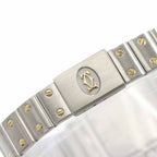 Cartier Santos Galbee SM Combination Watch Ivory 18k Yellow Gold Quartz — view 6