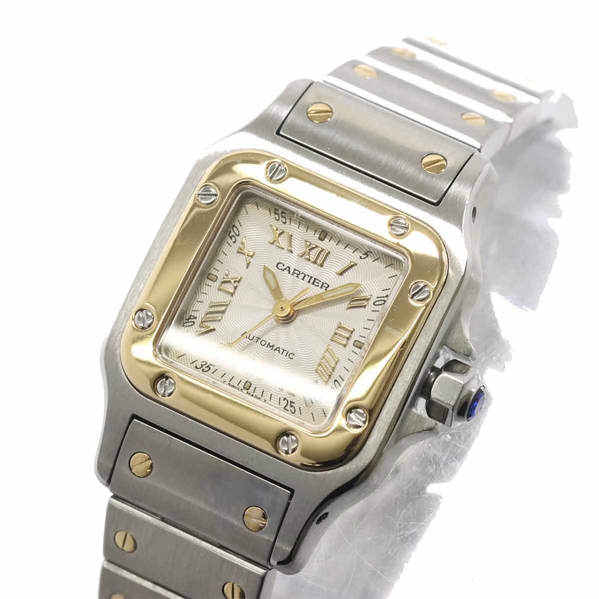 Cartier Santos Galbee SM Anniversary Limited Watch Date YG Automatic Winding — view 7
