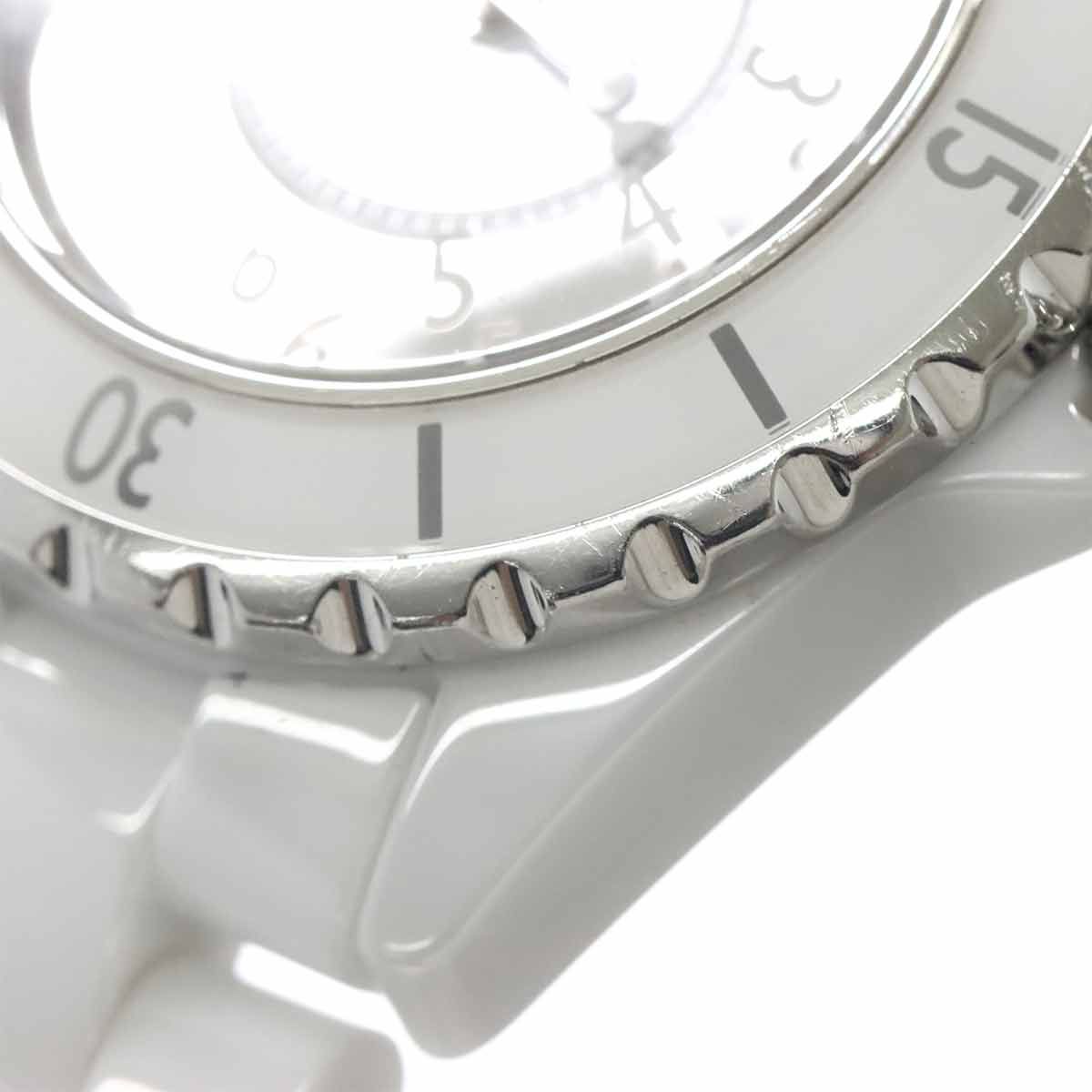 Chanel Watch White Ceramic Mirror Quartz — view 8