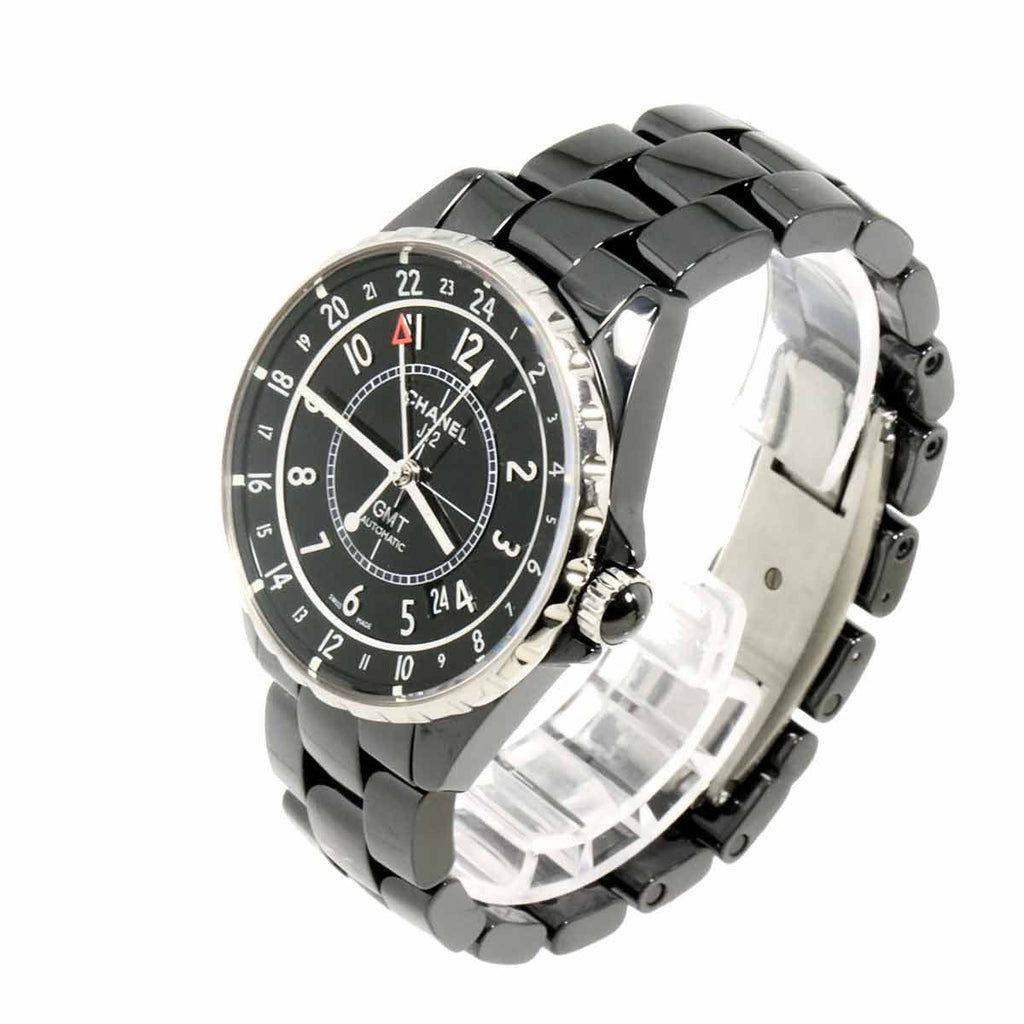 Chanel GMT 38 Watch Date Black Ceramic Automatic Winding — view 3