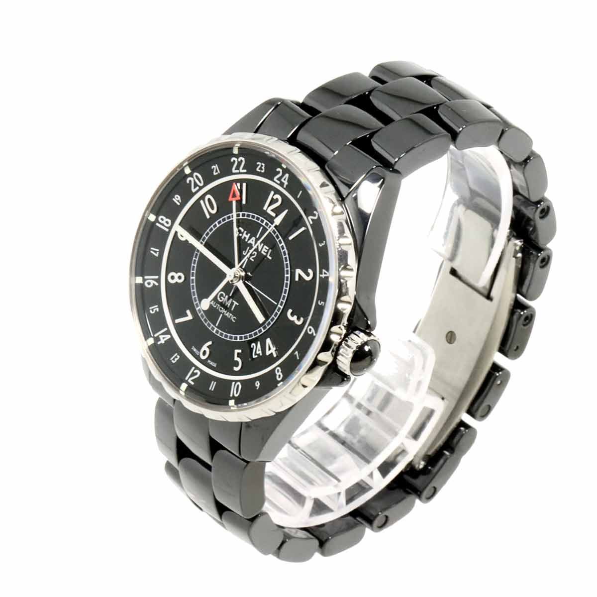 Chanel GMT 38 Watch Date Black Ceramic Automatic Winding — view 3