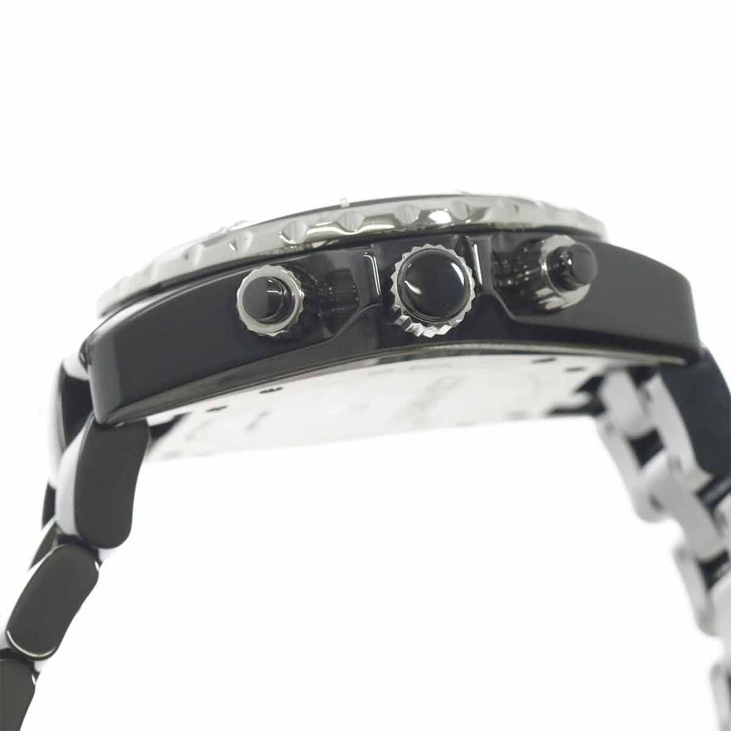 Chanel 41 Chronograph Watch Diamond Date Black Ceramic Automatic Winding — view 6