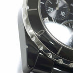 Chanel 41 Chronograph Watch Diamond Date Black Ceramic Automatic Winding — view 8