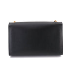 Saint Laurent Kate Chain Shoulder Bag Leather Black Medium — view 3